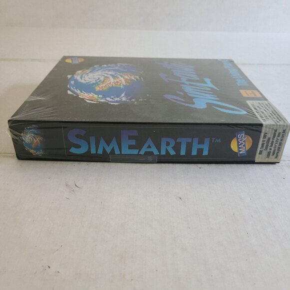 PC Game Maxis Sim Earth The Living Planet IBM PC 1990 Big Box 3.5 & 5.25… - Picture 5 of 16